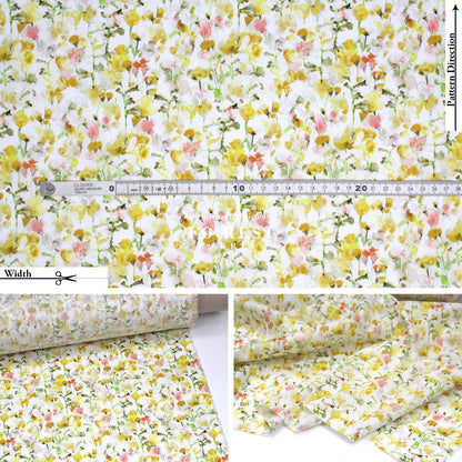 Liberty of London (Cotton Tana Lawn Fabric) - Inky Fields B - FO:REST Fabric 布恩堂Liberty fabrictana lawnjapanese fabricykk zipper