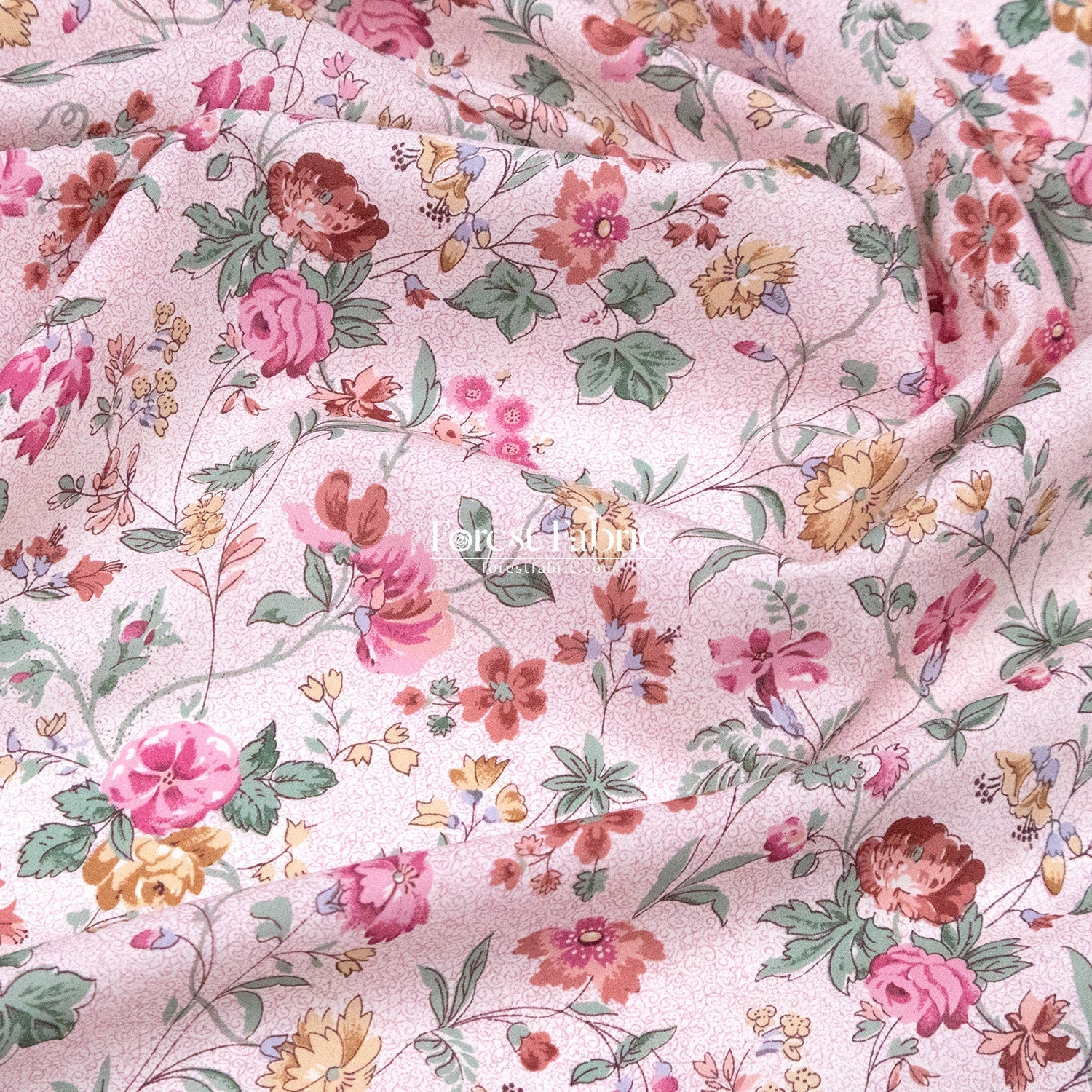 Liberty of London (Cotton Tana Lawn Fabric) - Isolde - FO:REST Fabric 布恩堂Liberty fabrictana lawnjapanese fabricykk zipper