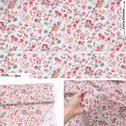 Liberty of London (Cotton Tana Lawn Fabric) - Isolde - FO:REST Fabric 布恩堂Liberty fabrictana lawnjapanese fabricykk zipper