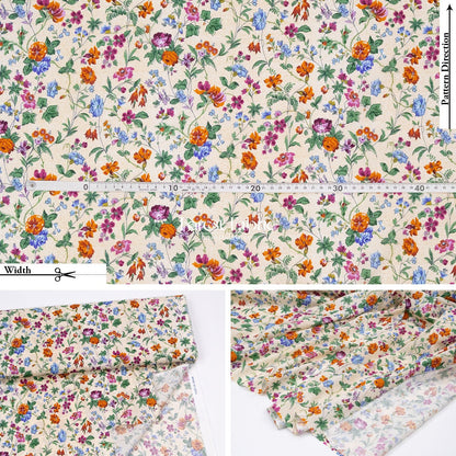 Liberty of London (Cotton Tana Lawn Fabric) - Isolde - FO:REST Fabric 布恩堂Liberty fabrictana lawnjapanese fabricykk zipper
