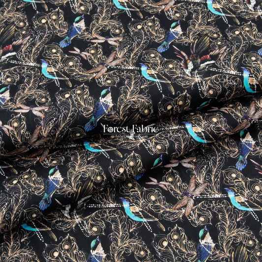 Liberty of London (Cotton Tana Lawn Fabric) - Joy and Sorrow - FO:REST Fabric 布恩堂Liberty fabric#tana lawn#japanese fabric#ykk zipper#
