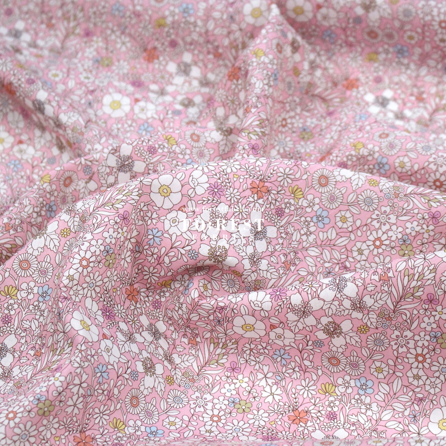 Liberty of London (Cotton Tana Lawn Fabric) - Junes Meadow H - FO:REST Fabric 布恩堂Liberty fabrictana lawnjapanese fabricykk zipper