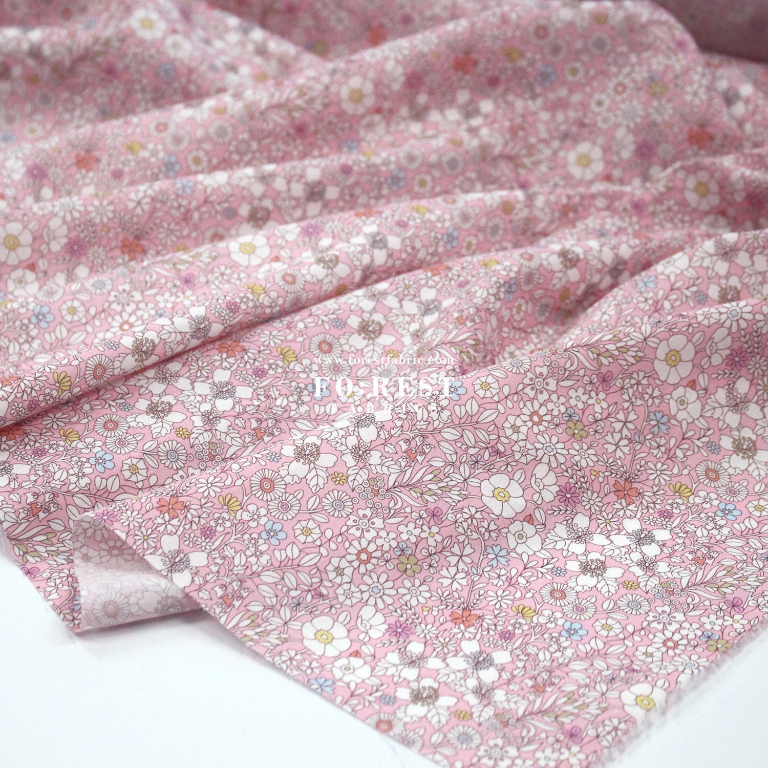 Liberty of London (Cotton Tana Lawn Fabric) - Junes Meadow H - FO:REST Fabric 布恩堂Liberty fabrictana lawnjapanese fabricykk zipper