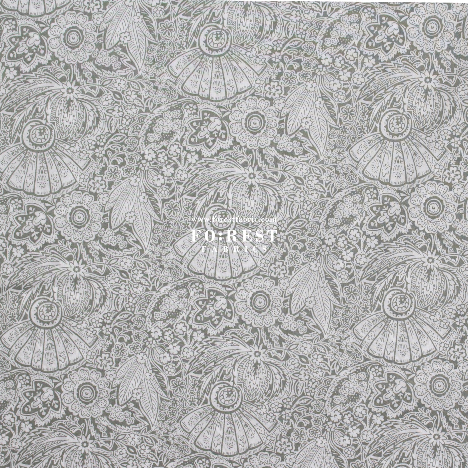 Liberty of London (Cotton Tana Lawn Fabric) - Jungle of Dreams B - FO:REST Fabric 布恩堂Liberty fabrictana lawnjapanese fabricykk zipper