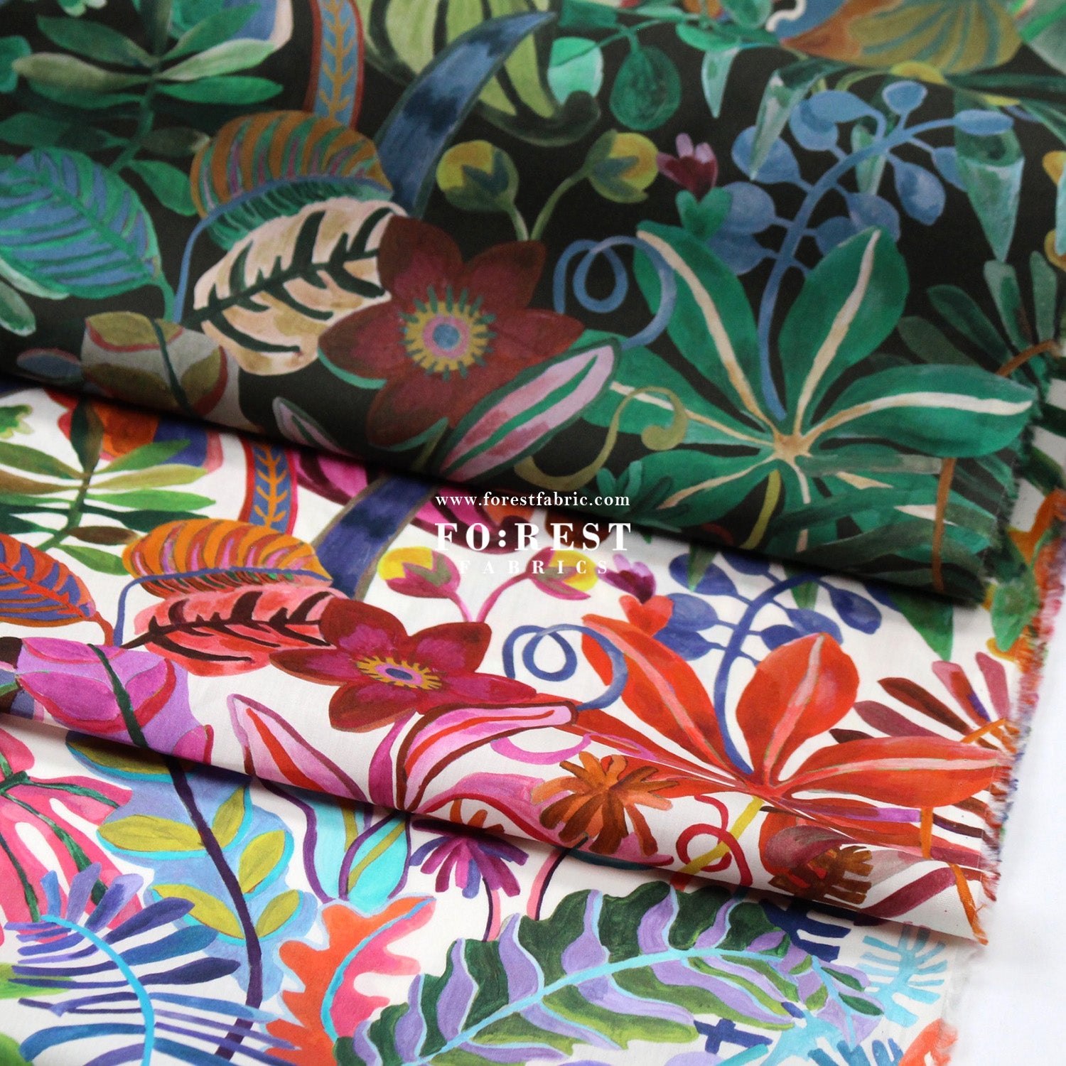 Liberty of London (Cotton Tana Lawn Fabric) - Jungle trip - FO:REST Fabric 布恩堂Liberty fabrictana lawnjapanese fabricykk zipper