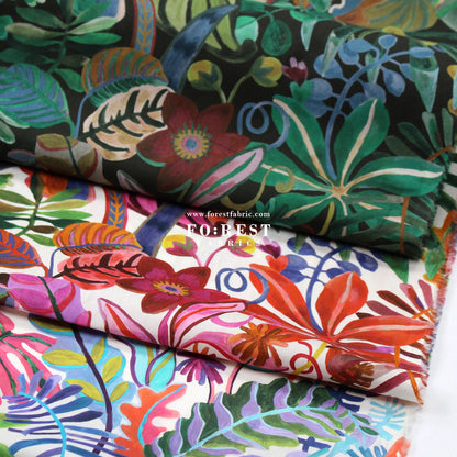 Liberty of London (Cotton Tana Lawn Fabric) - Jungle trip - FO:REST Fabric 布恩堂Liberty fabrictana lawnjapanese fabricykk zipper