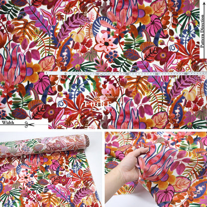 Liberty of London (Cotton Tana Lawn Fabric) - Jungle trip - FO:REST Fabric 布恩堂Liberty fabrictana lawnjapanese fabricykk zipper