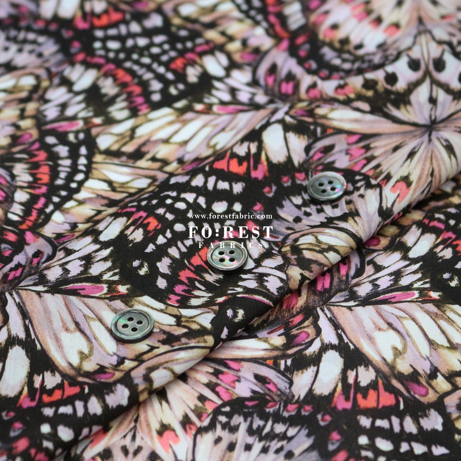 Liberty of London (Cotton Tana Lawn Fabric) - Kaleidoscope - FO:REST Fabric 布恩堂Liberty fabrictana lawnjapanese fabricykk zipper