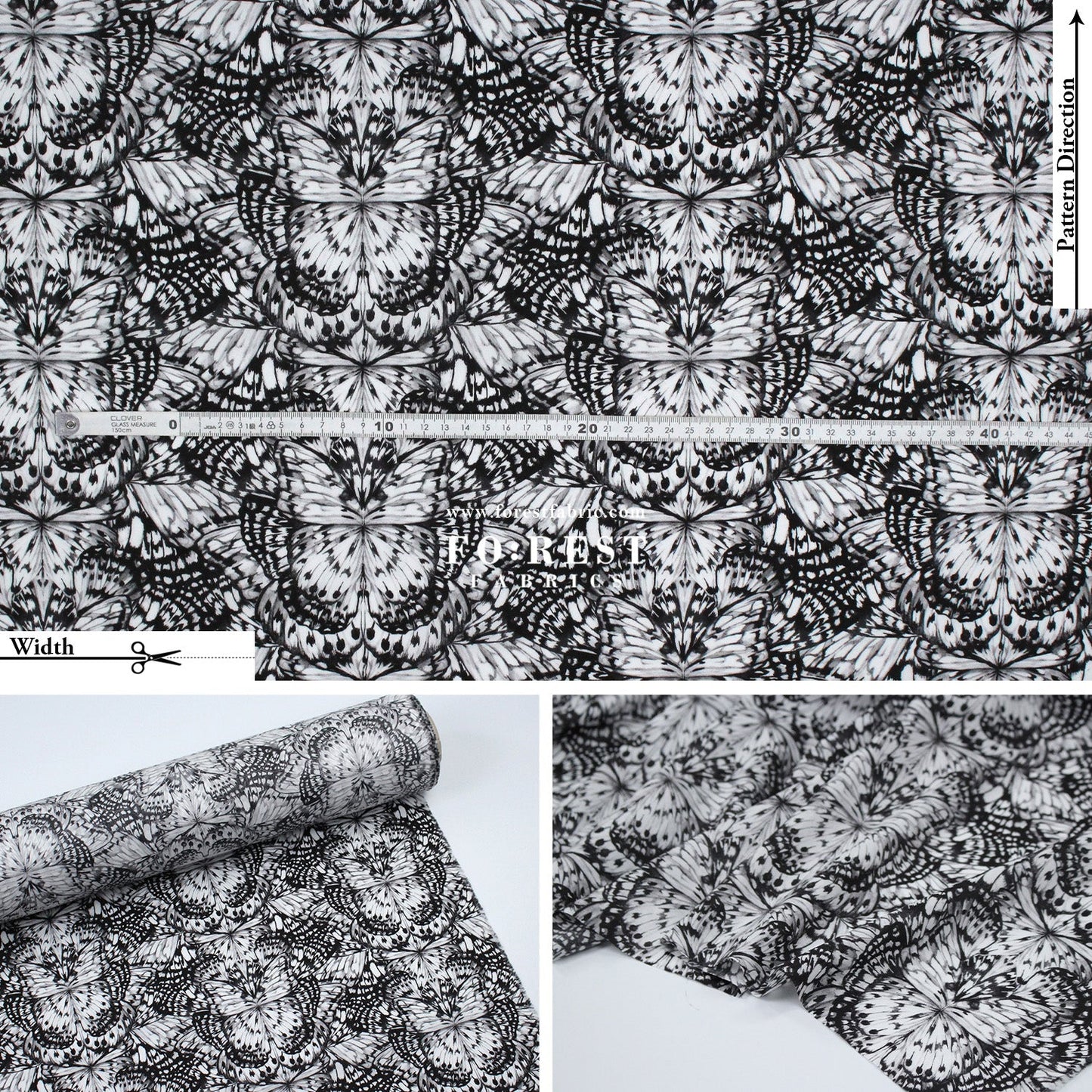Liberty of London (Cotton Tana Lawn Fabric) - Kaleidoscope - FO:REST Fabric 布恩堂Liberty fabrictana lawnjapanese fabricykk zipper