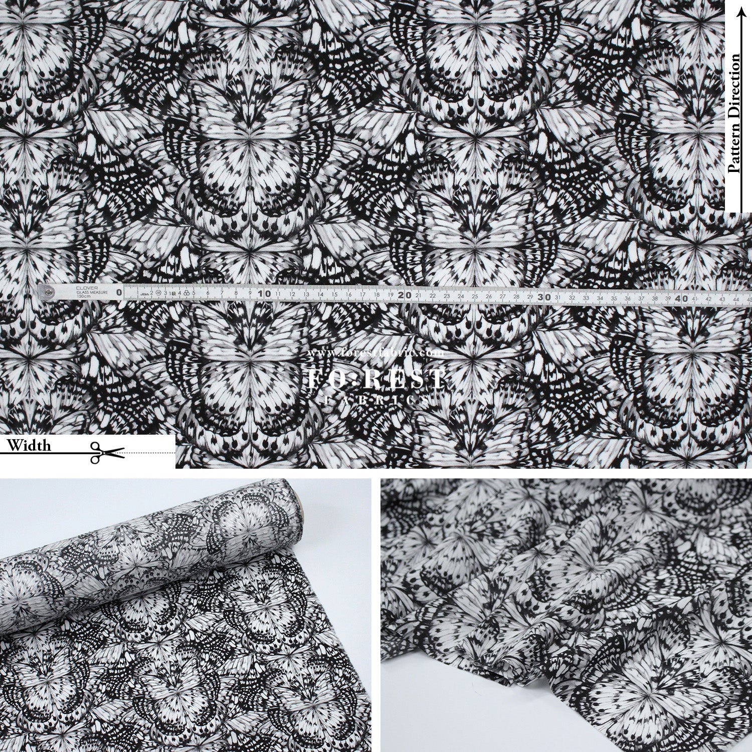 Liberty of London (Cotton Tana Lawn Fabric) - Kaleidoscope - FO:REST Fabric 布恩堂Liberty fabrictana lawnjapanese fabricykk zipper