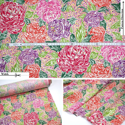 Liberty of London (Cotton Tana Lawn Fabric) - KATE ADA A - FO:REST Fabric 布恩堂Liberty fabrictana lawnjapanese fabricykk zipper