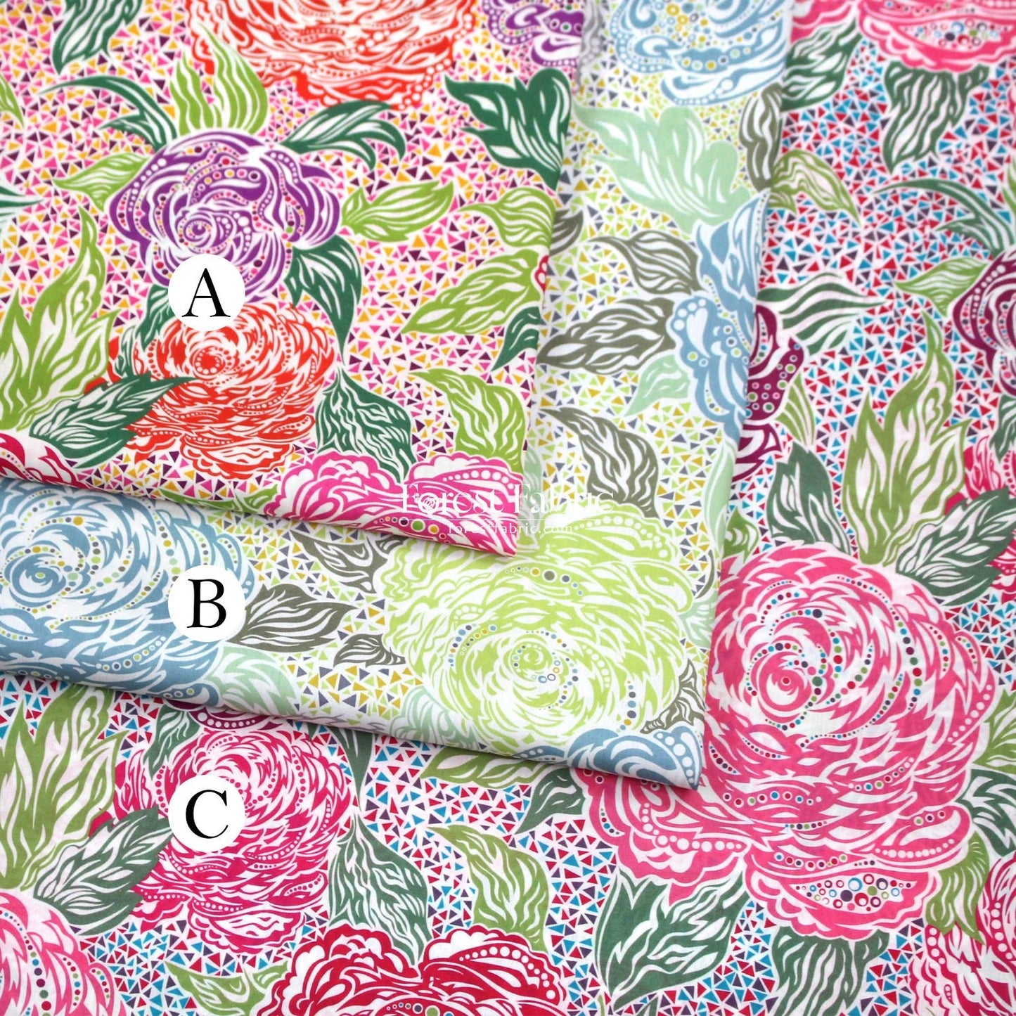 Liberty of London (Cotton Tana Lawn Fabric) - KATE ADA A - FO:REST Fabric 布恩堂Liberty fabrictana lawnjapanese fabricykk zipper