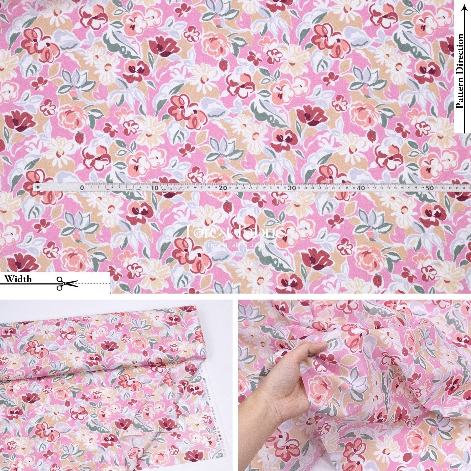 Liberty of London (Cotton Tana Lawn Fabric) - Katie Rebecca - FO:REST Fabric 布恩堂Liberty fabrictana lawnjapanese fabricykk zipper
