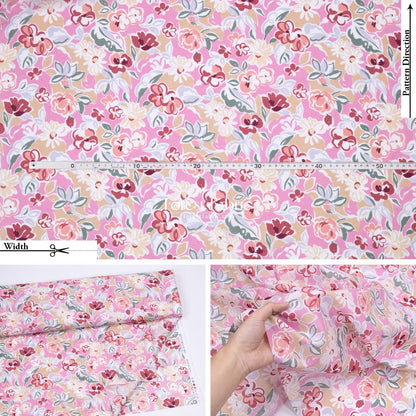 Liberty of London (Cotton Tana Lawn Fabric) - Katie Rebecca - FO:REST Fabric 布恩堂Liberty fabrictana lawnjapanese fabricykk zipper