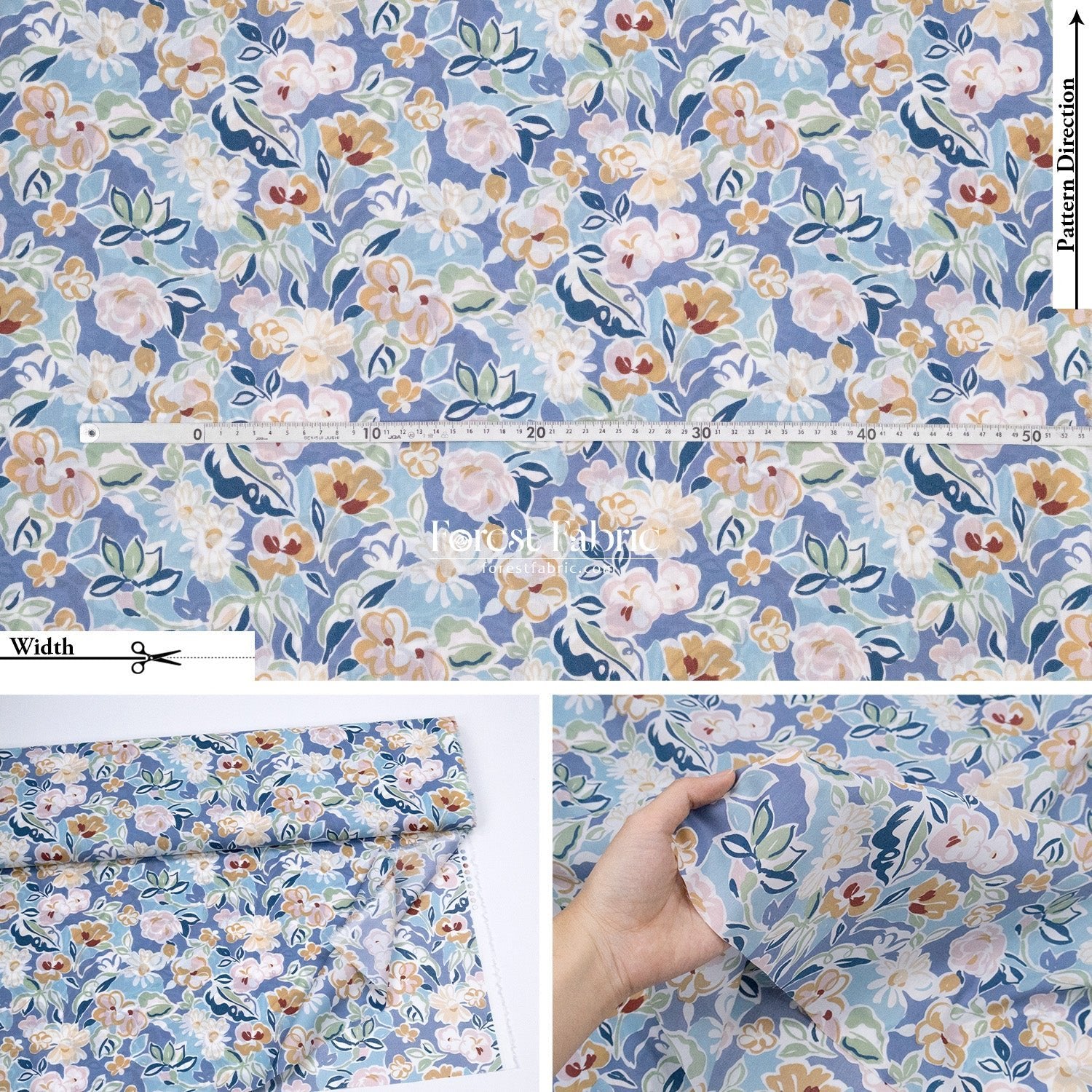 Liberty of London (Cotton Tana Lawn Fabric) - Katie Rebecca - FO:REST Fabric 布恩堂Liberty fabrictana lawnjapanese fabricykk zipper