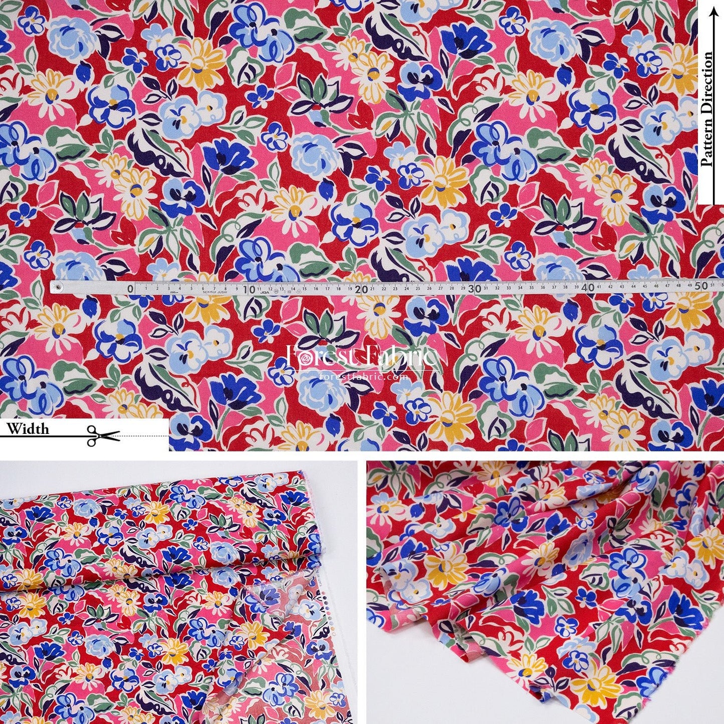 Liberty of London (Cotton Tana Lawn Fabric) - Katie Rebecca - FO:REST Fabric 布恩堂Liberty fabrictana lawnjapanese fabricykk zipper