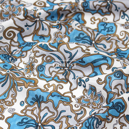 Liberty of London (Cotton Tana Lawn Fabric) - King's Road - FO:REST Fabric 布恩堂Liberty fabrictana lawnjapanese fabricykk zipper