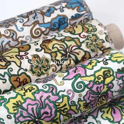 Liberty of London (Cotton Tana Lawn Fabric) - King's Road - FO:REST Fabric 布恩堂Liberty fabrictana lawnjapanese fabricykk zipper