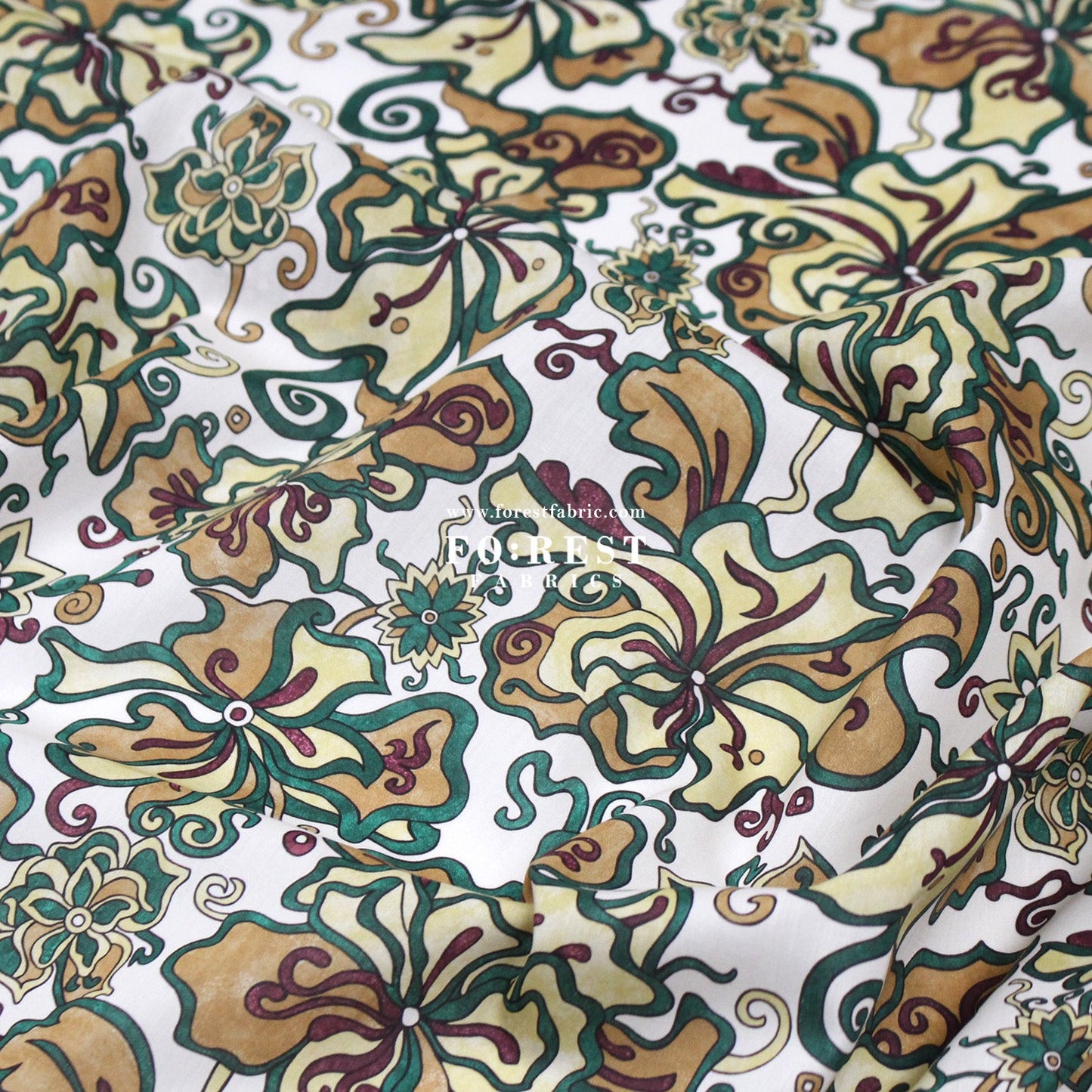 Liberty of London (Cotton Tana Lawn Fabric) - King's Road - FO:REST Fabric 布恩堂Liberty fabrictana lawnjapanese fabricykk zipper