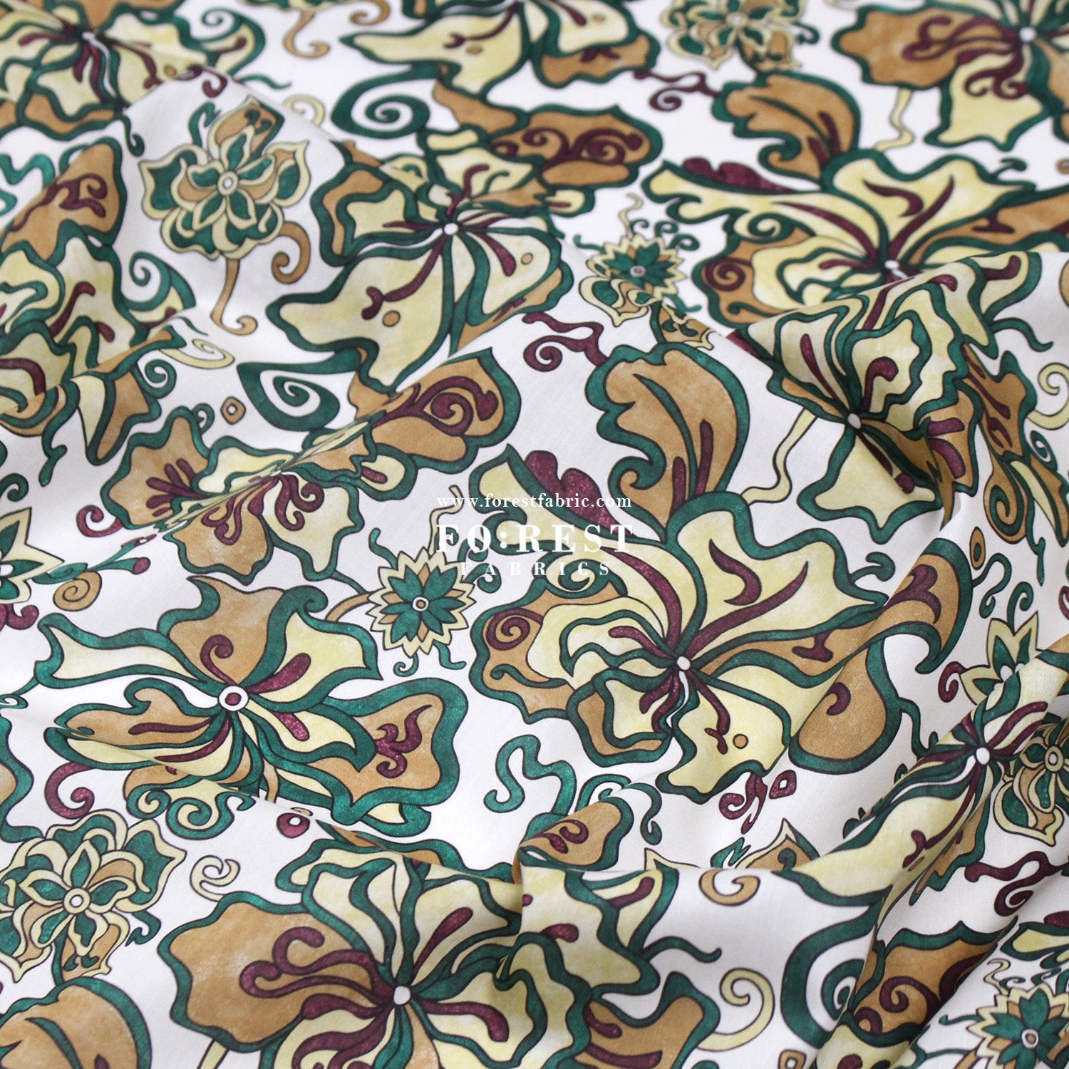 Liberty of London (Cotton Tana Lawn Fabric) - King's Road - FO:REST Fabric 布恩堂Liberty fabrictana lawnjapanese fabricykk zipper