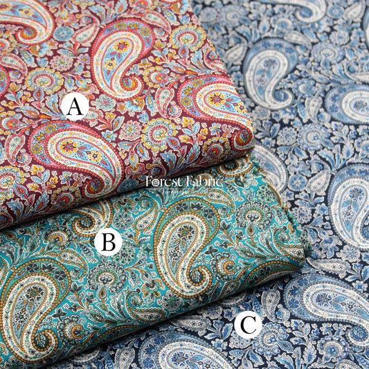 Liberty of London (Cotton Tana Lawn Fabric) - LEE MANOR - FO:REST Fabric 布恩堂Liberty fabrictana lawnjapanese fabricykk zipper