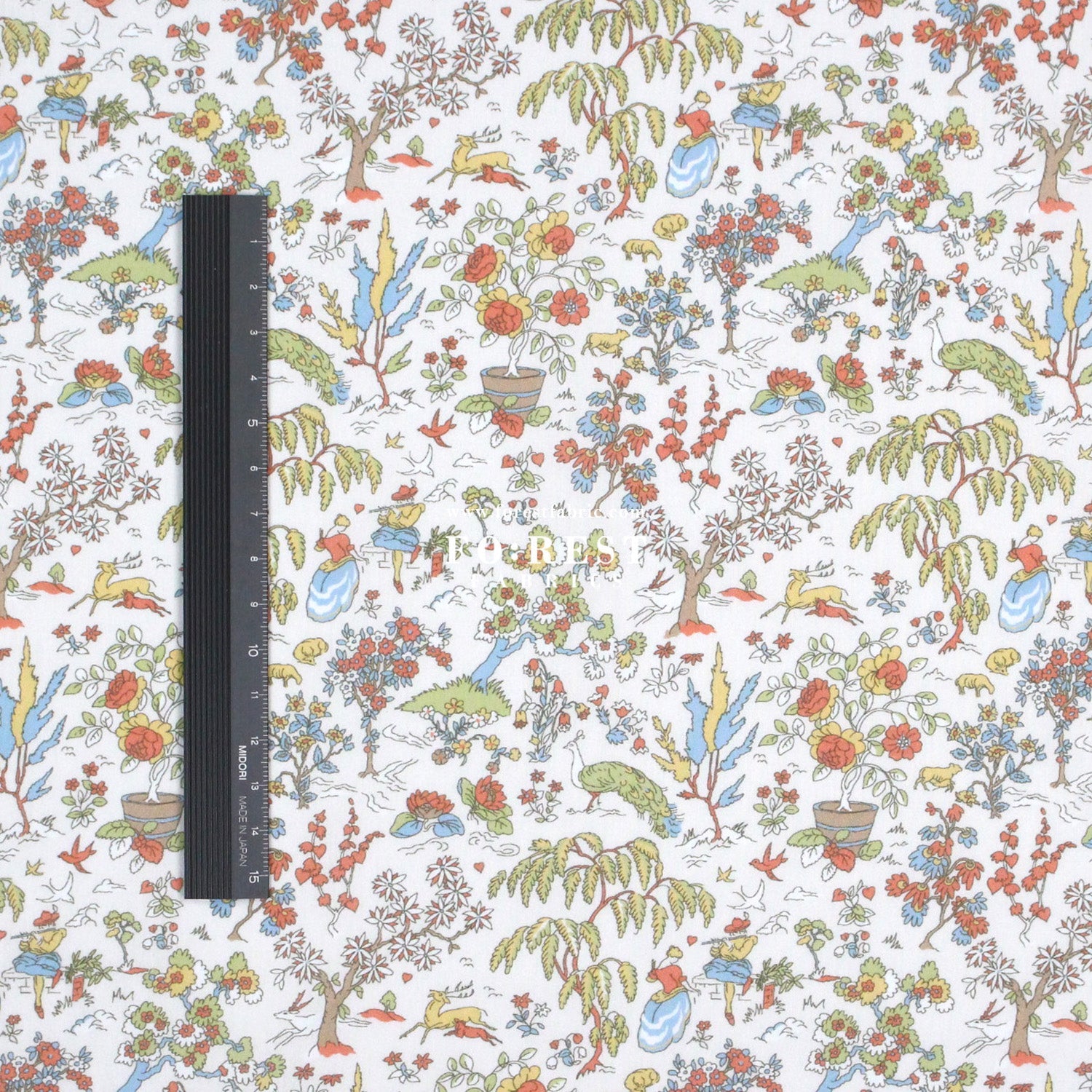 Liberty of London (Cotton Tana Lawn Fabric) - Liddel Garden - FO:REST Fabric 布恩堂Liberty fabrictana lawnjapanese fabricykk zipper