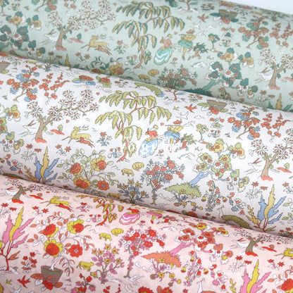 Liberty of London (Cotton Tana Lawn Fabric) - Liddel Garden - FO:REST Fabric 布恩堂Liberty fabrictana lawnjapanese fabricykk zipper