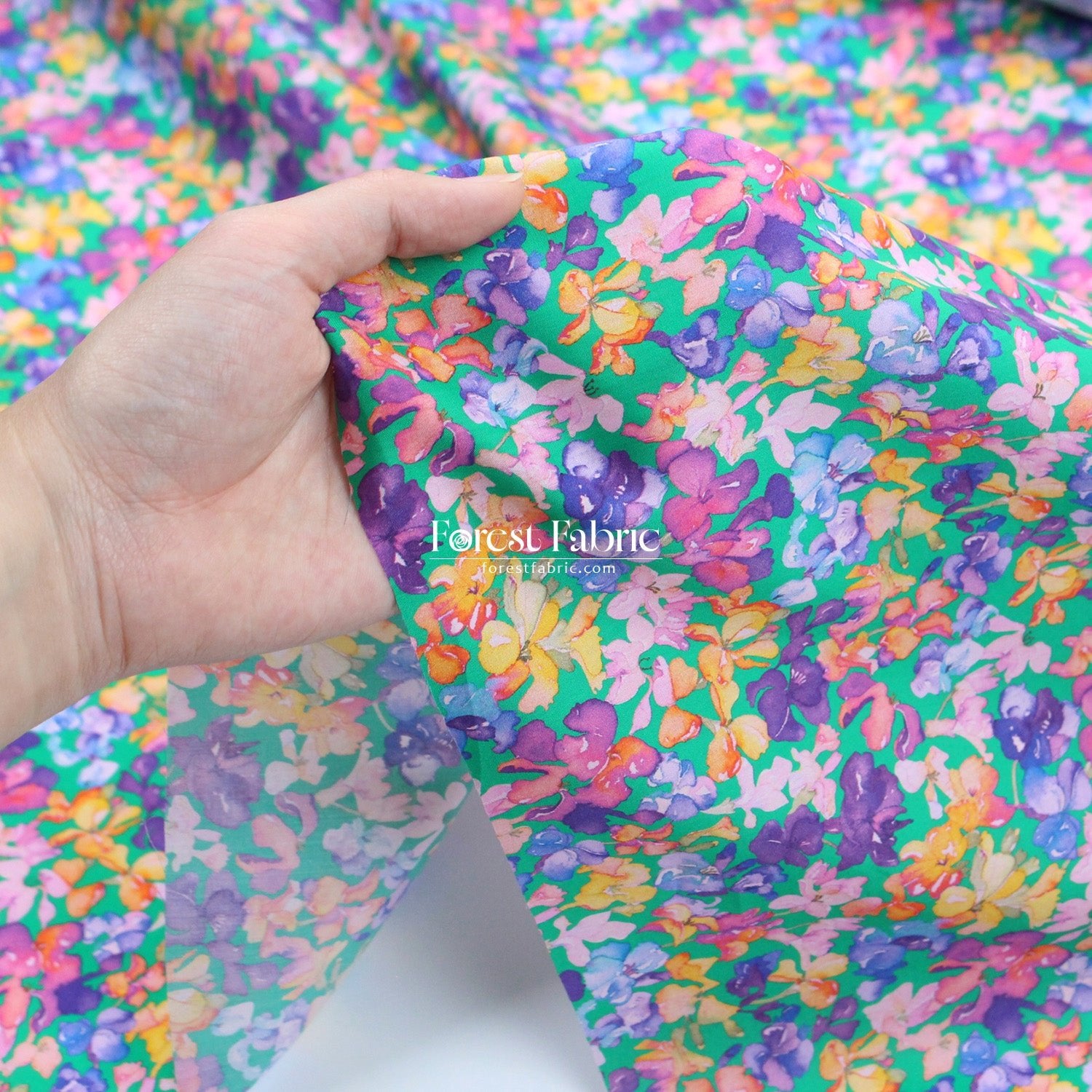 Liberty of London (Cotton Tana Lawn Fabric) - Lily Jane - FO:REST Fabric 布恩堂Liberty fabrictana lawnjapanese fabricykk zipper