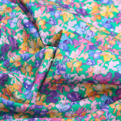 Liberty of London (Cotton Tana Lawn Fabric) - Lily Jane - FO:REST Fabric 布恩堂Liberty fabrictana lawnjapanese fabricykk zipper