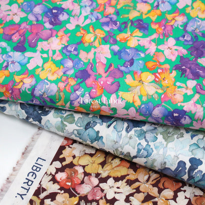 Liberty of London (Cotton Tana Lawn Fabric) - Lily Jane - FO:REST Fabric 布恩堂Liberty fabrictana lawnjapanese fabricykk zipper