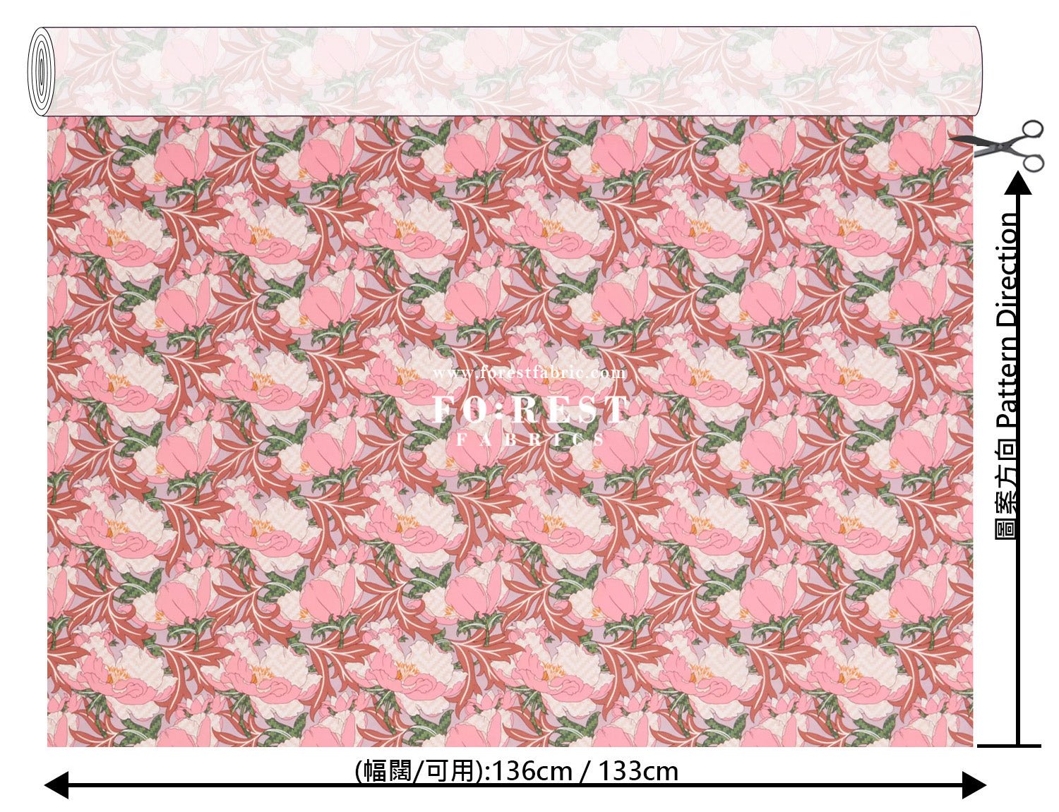 Liberty of London (Cotton Tana Lawn Fabric) - Lindsay Legacy - FO:REST Fabric 布恩堂Liberty fabrictana lawnjapanese fabricykk zipper