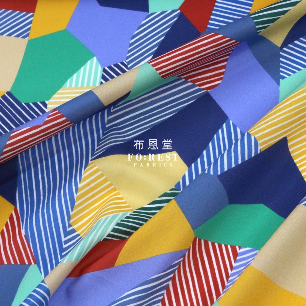 Liberty of London (Cotton Tana Lawn Fabric) - Lines Ballet - FO:REST Fabric 布恩堂Liberty fabrictana lawnjapanese fabricykk zipper