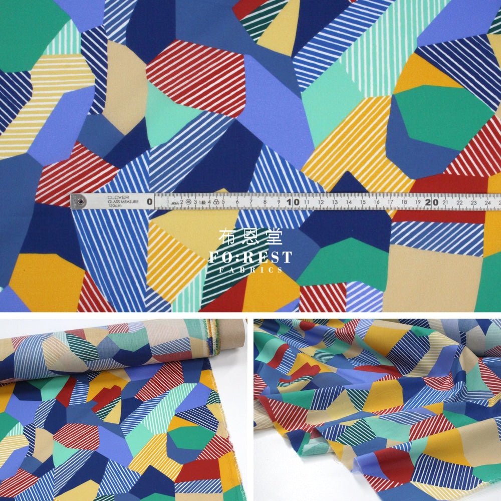 Liberty of London (Cotton Tana Lawn Fabric) - Lines Ballet - FO:REST Fabric 布恩堂Liberty fabrictana lawnjapanese fabricykk zipper