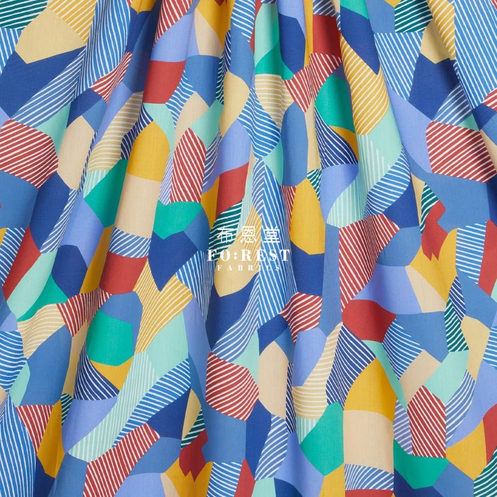Liberty of London (Cotton Tana Lawn Fabric) - Lines Ballet - FO:REST Fabric 布恩堂Liberty fabrictana lawnjapanese fabricykk zipper