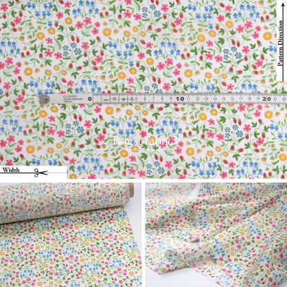 Liberty of London (Cotton Tana Lawn Fabric) - Little Mirabelle A - FO:REST Fabric 布恩堂Liberty fabrictana lawnjapanese fabricykk zipper