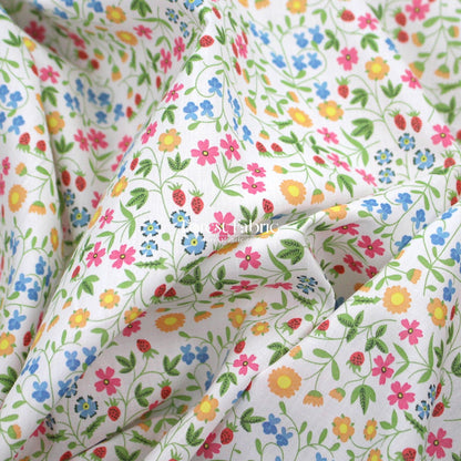 Liberty of London (Cotton Tana Lawn Fabric) - Little Mirabelle A - FO:REST Fabric 布恩堂Liberty fabrictana lawnjapanese fabricykk zipper