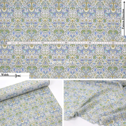 Liberty of London (Cotton Tana Lawn Fabric) - LODDEN G - FO:REST Fabric 布恩堂Liberty fabrictana lawnjapanese fabricykk zipper