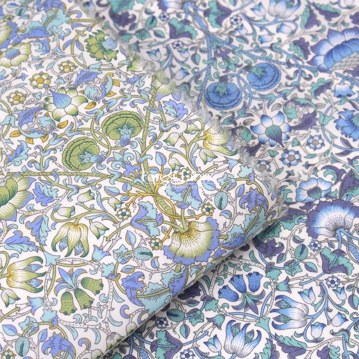 Liberty of London (Cotton Tana Lawn Fabric) - LODDEN G - FO:REST Fabric 布恩堂Liberty fabrictana lawnjapanese fabricykk zipper