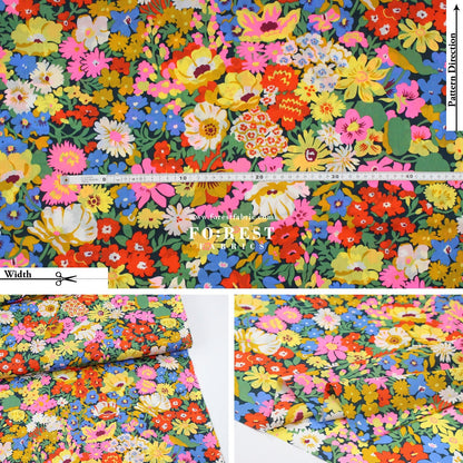 Liberty of London (Cotton Tana Lawn Fabric) - Lord Thorpe - FO:REST Fabric 布恩堂Liberty fabrictana lawnjapanese fabricykk zipper