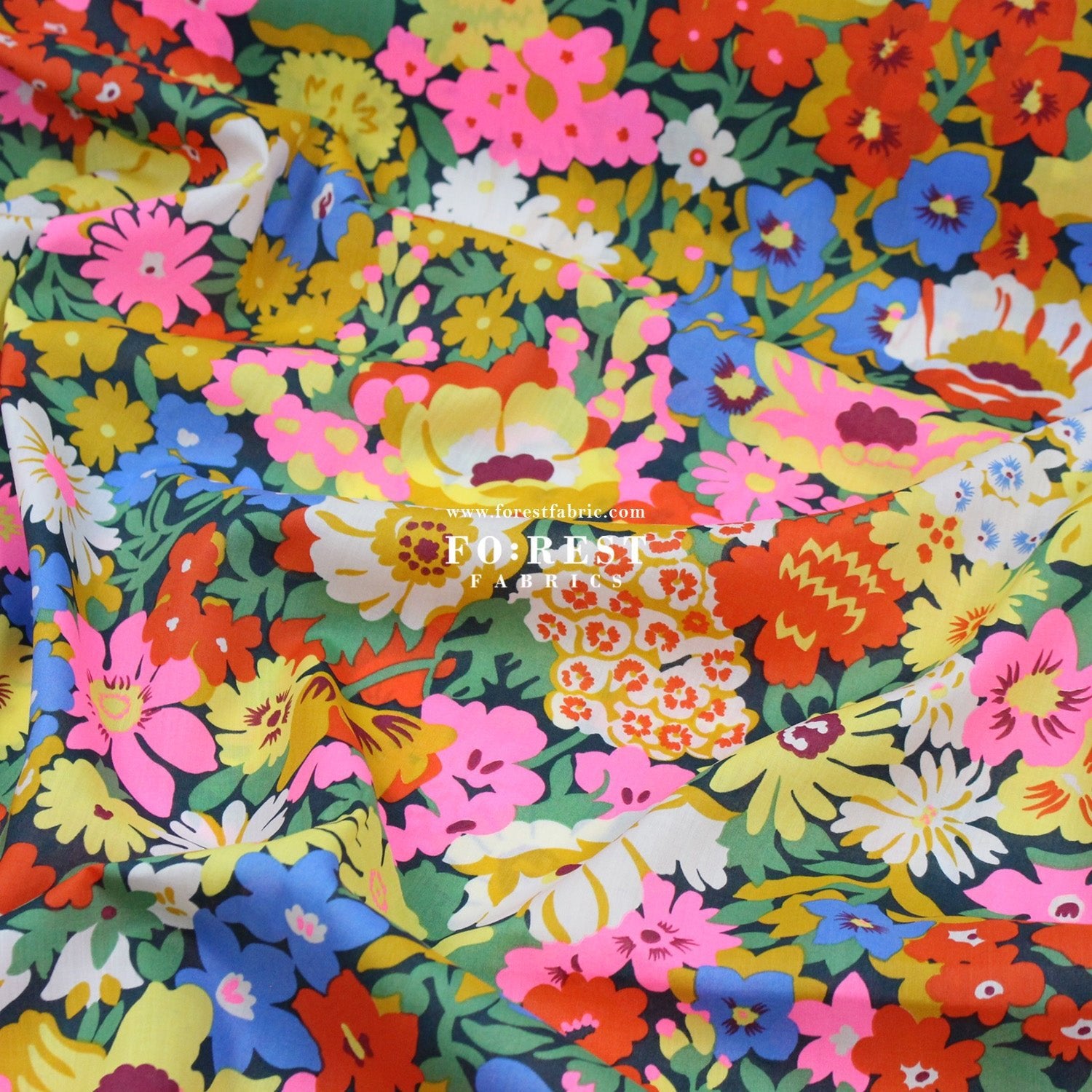 Liberty of London (Cotton Tana Lawn Fabric) - Lord Thorpe - FO:REST Fabric 布恩堂Liberty fabrictana lawnjapanese fabricykk zipper