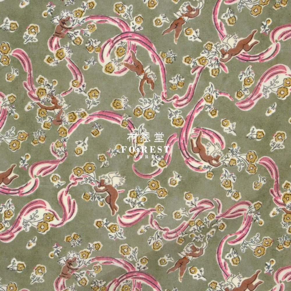 Liberty of London (Cotton Tana Lawn Fabric) - Love Granomalyn - FO:REST Fabric 布恩堂Liberty fabrictana lawnjapanese fabricykk zipper