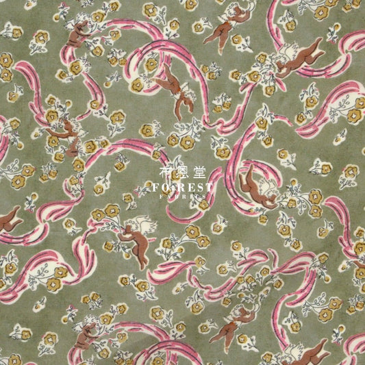 Liberty of London (Cotton Tana Lawn Fabric) - Love Granomalyn - FO:REST Fabric 布恩堂Liberty fabrictana lawnjapanese fabricykk zipper