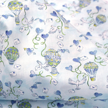Liberty of London (Cotton Tana Lawn Fabric) - Love in the Air A - FO:REST Fabric 布恩堂Liberty fabrictana lawnjapanese fabricykk zipper