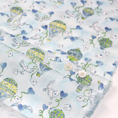 Liberty of London (Cotton Tana Lawn Fabric) - Love in the Air A - FO:REST Fabric 布恩堂Liberty fabrictana lawnjapanese fabricykk zipper