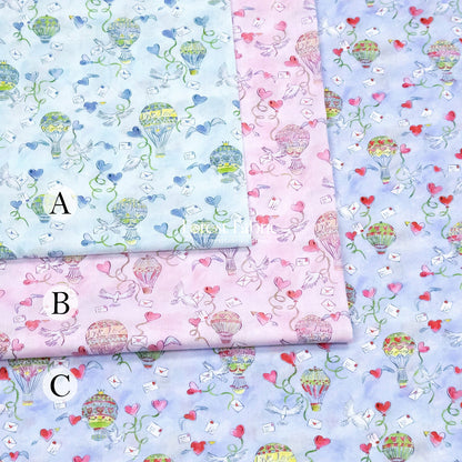 Liberty of London (Cotton Tana Lawn Fabric) - Love in the air - FO:REST Fabric 布恩堂Liberty fabrictana lawnjapanese fabricykk zipper