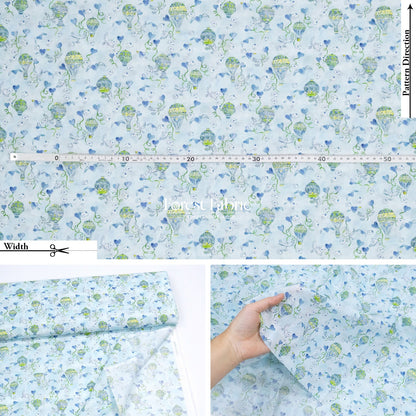 Liberty of London (Cotton Tana Lawn Fabric) - Love in the air - FO:REST Fabric 布恩堂Liberty fabrictana lawnjapanese fabricykk zipper