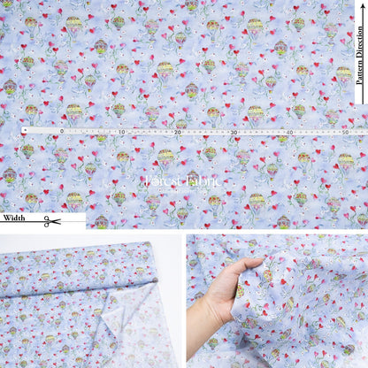 Liberty of London (Cotton Tana Lawn Fabric) - Love in the air - FO:REST Fabric 布恩堂Liberty fabrictana lawnjapanese fabricykk zipper
