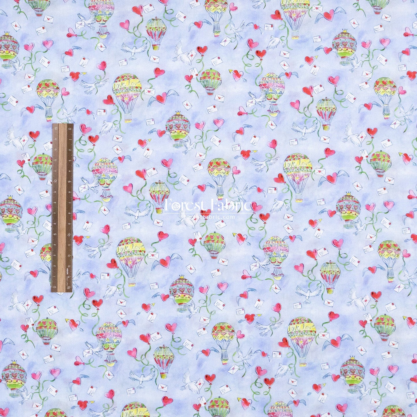 Liberty of London (Cotton Tana Lawn Fabric) - Love in the air - FO:REST Fabric 布恩堂Liberty fabrictana lawnjapanese fabricykk zipper