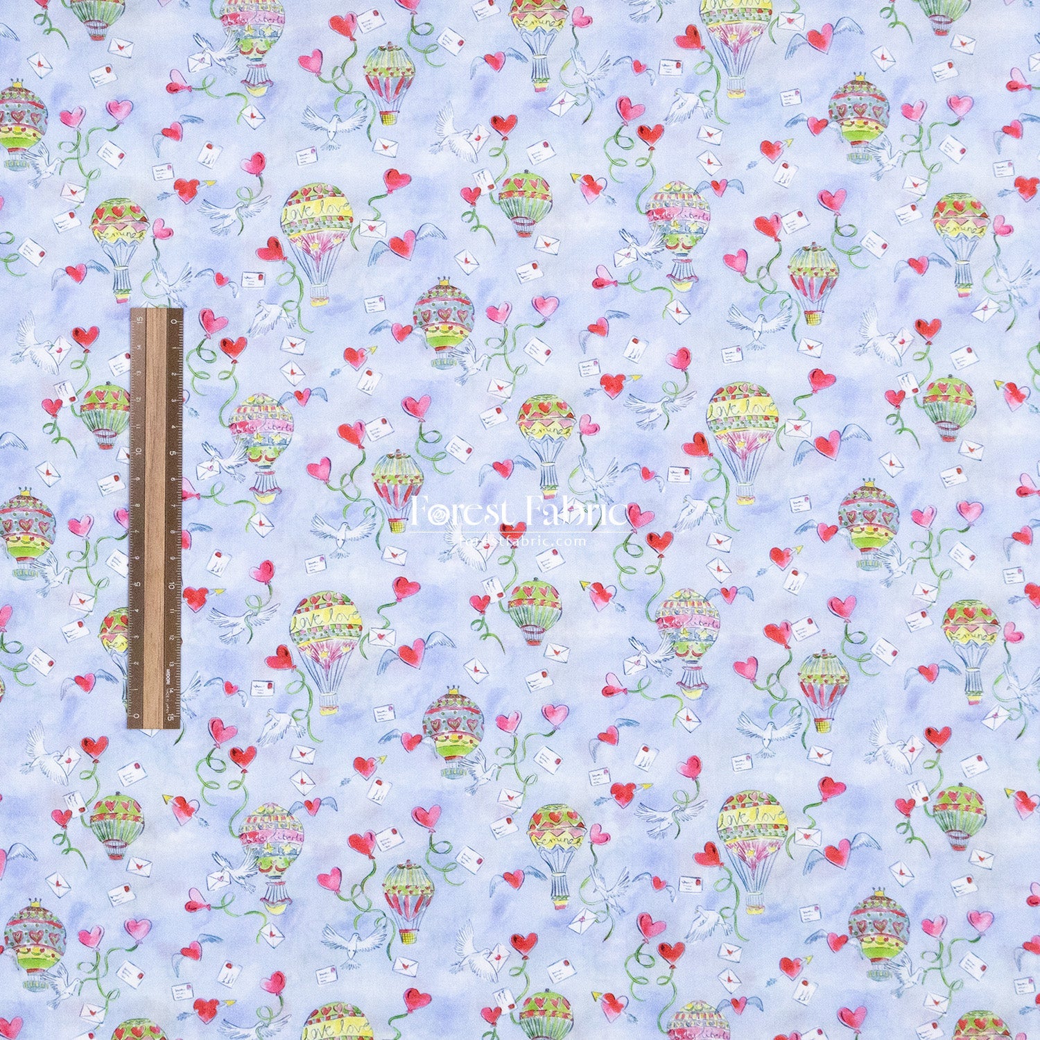 Liberty of London (Cotton Tana Lawn Fabric) - Love in the air - FO:REST Fabric 布恩堂Liberty fabrictana lawnjapanese fabricykk zipper