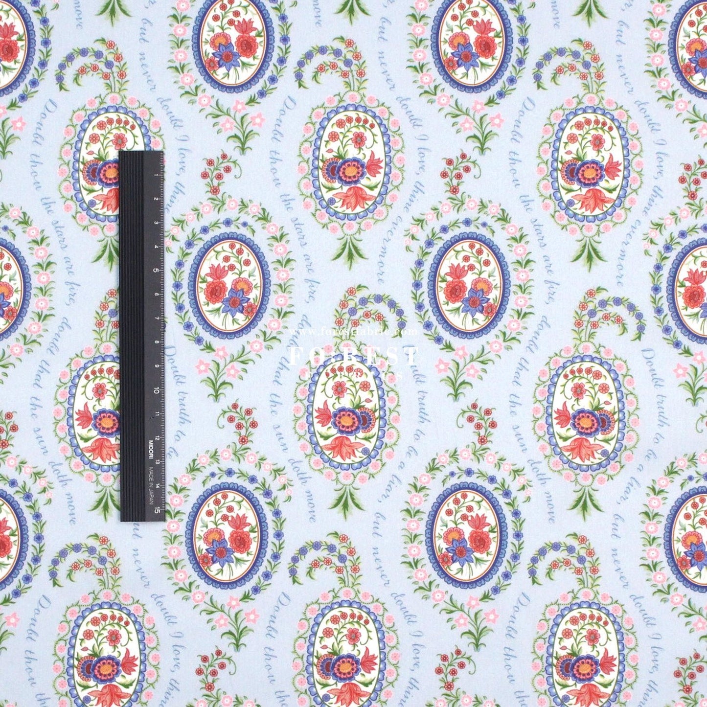Liberty of London (Cotton Tana Lawn Fabric) - Love Poem - FO:REST Fabric 布恩堂Liberty fabrictana lawnjapanese fabricykk zipper
